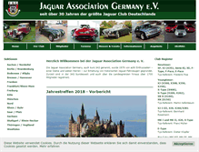 Tablet Screenshot of jaguar-association.de